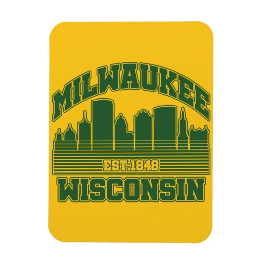 Milwaukee, Wisconsin Magnet (Vertikal)