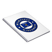 Milwaukee Wisconsin Notizblock (Rechte Seite)