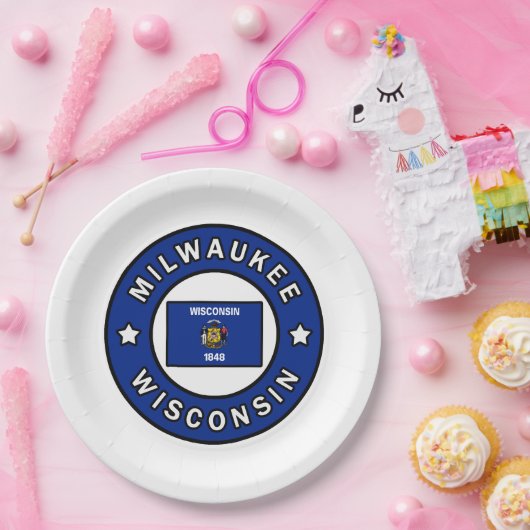 Milwaukee Wisconsin Pappteller (Party)