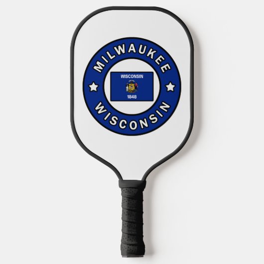 Milwaukee Wisconsin Pickleball Schläger (Vorderseite)