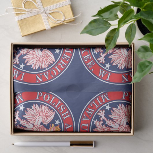 Milwaukee Wisconsin Polnisch Seidenpapier (Geschenk)