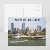Milwaukee, Wisconsin Postcard Postkarte (Vorne/Hinten)