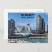 Milwaukee Wisconsin Postkarte von Michigan (Vorne/Hinten)