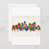 Milwaukee Wisconsin skyline Einladungspostkarte (Vorne/Hinten)