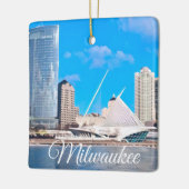 Milwaukee Wisconsin Skyline Keramik Ornament (Links)