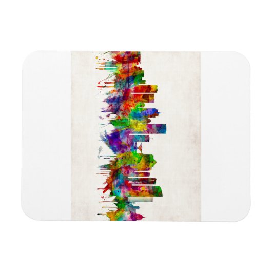 Milwaukee Wisconsin skyline Magnet (Horizontal)