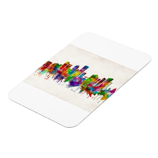 Milwaukee Wisconsin skyline Magnet (Linke Seite)