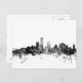 Milwaukee Wisconsin Skyline Postkarte (Vorne/Hinten)