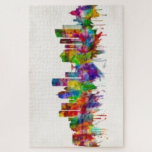 Milwaukee Wisconsin skyline Puzzle (Vertikal)