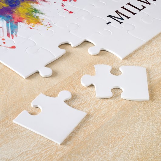 Milwaukee Wisconsin Skyline Puzzle (Seite)