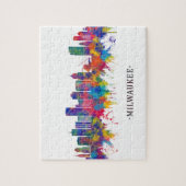 Milwaukee Wisconsin Skyline Puzzle (Vertikal)