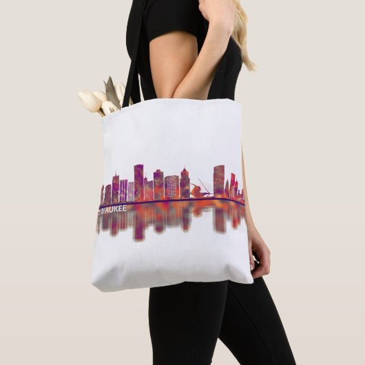 Milwaukee Wisconsin Skyline Tasche (Von Nahem)