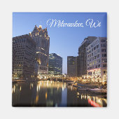 Milwaukee, Wisconsin Souvenir Keepake Magnet (Vorne)