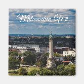 Milwaukee, Wisconsin Souvenir Keepake Magnet (Vorne)
