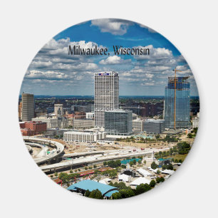 Milwaukee, Wisconsin, Stadtbild Magnet
