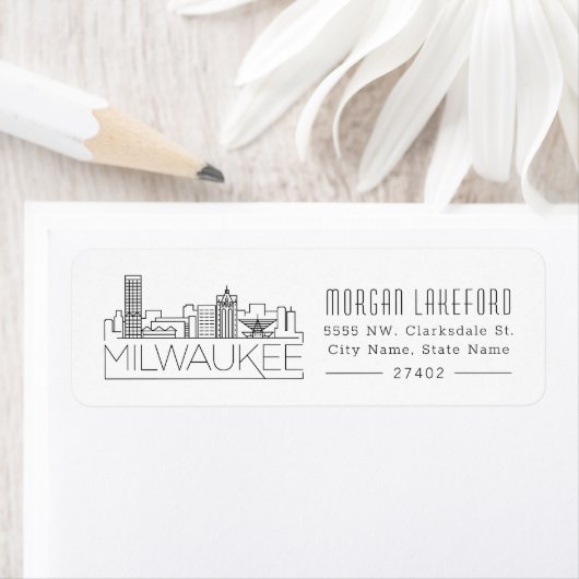 Milwaukee, Wisconsin Stylized Skyline | (Insitu)