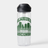 Milwaukee, Wisconsin Trinkflasche (Rückseite)