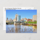 Milwaukee, Wisconsin, USA Postkarte (Vorne/Hinten)