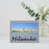Milwaukee, Wisconsin, USA Postkarte (Stehend Vorderseite)