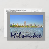 Milwaukee, Wisconsin, USA Postkarte (Vorne/Hinten)
