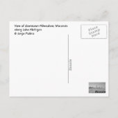 Milwaukee, Wisconsin, USA Postkarte (Rückseite)