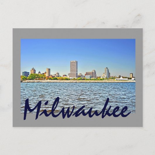 Milwaukee, Wisconsin, USA Postkarte (Vorderseite)