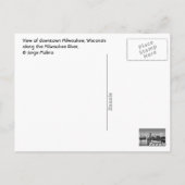 Milwaukee, Wisconsin, USA Postkarte (Rückseite)