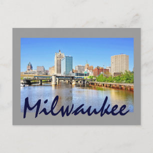 Milwaukee, Wisconsin, USA Postkarte