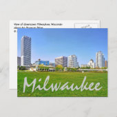 Milwaukee, Wisconsin, USA Postkarte (Vorne/Hinten)