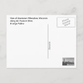 Milwaukee, Wisconsin, USA Postkarte (Rückseite)