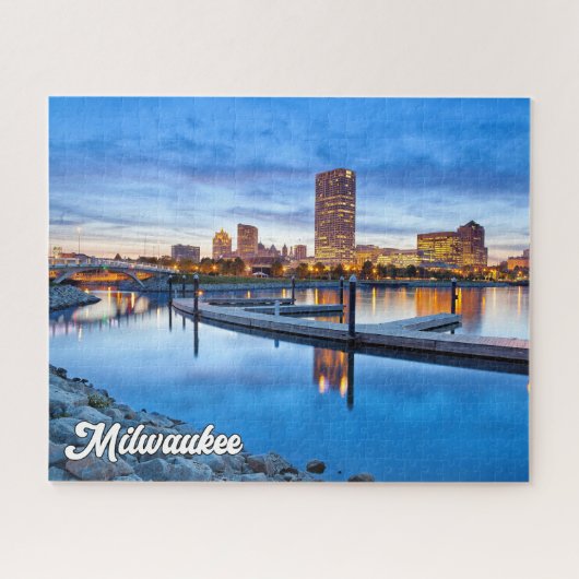 Milwaukee, Wisconsin, Vereinigte Staaten Puzzle (Horizontal)