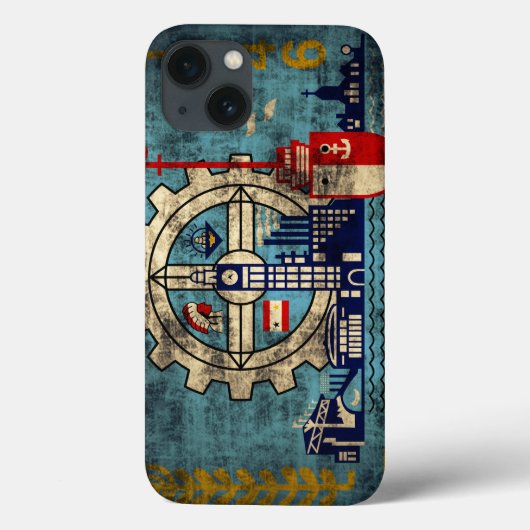 Milwaukee Wisconsin Vintag Grunge Case-Mate iPhone Hülle (Rückseite)