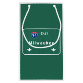 Milwaukee Wisconsin wi-Autobahn-Autobahn Kleine Geschenktüte (Rückseite)