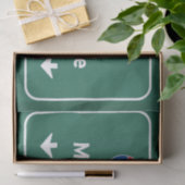 Milwaukee Wisconsin wi-Autobahn-Autobahn Seidenpapier (Geschenk)