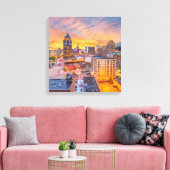 Milwaukee Wisconsin Wrapped Canvas 16,80 X 17,50" Leinwanddruck (Insitu (Wohnzimmer))