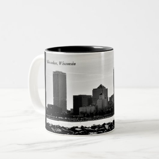 Milwaukee, Wisconsin Zweifarbige Tasse (Vorderseite Links)