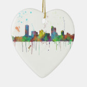 MILWAUKEE, WISCONSON SKYLINE KERAMIKORNAMENT (Rechts)