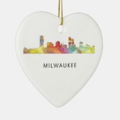 MILWAUKEE, WISCONSON SKYLINE WB1 - KERAMIKORNAMENT (Rechts)