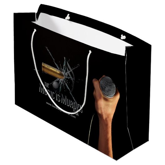 MiM saga Geschenktasche Große Geschenktüte (Rückseite Schrägansicht)