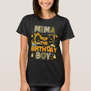 Mima des Geburtstagskindes Bauarbeiter T-Shirt