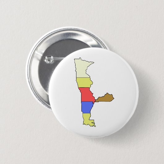 MIMAL die Elf, der Fünf-Staat-Koch Button (Vorne & Hinten)