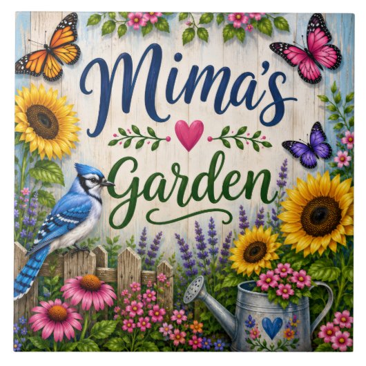 MIMAS GARTEN KERAMIKFLIESE (Vorderseite)