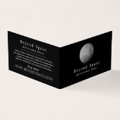 Mimas Moon of Saturn, Astronomin, Astronomie Store Visitenkarten (Vorderseite)