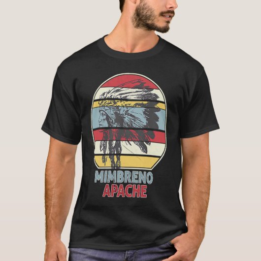 MIMBRENO APACHE Stamm Indianertribe T-Shirt (Vorderseite)