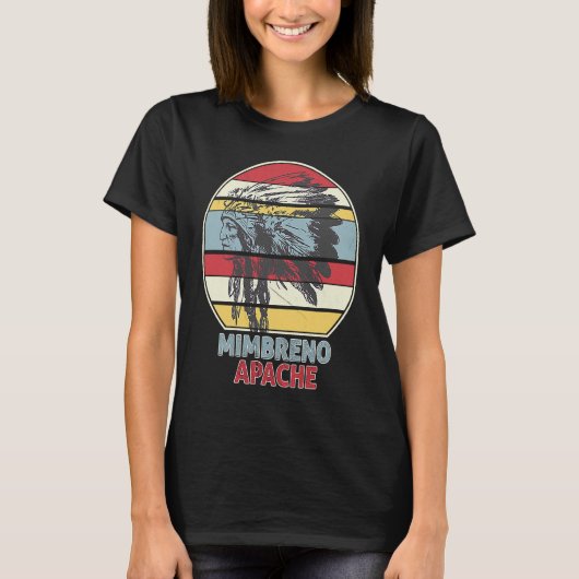 MIMBRENO APACHE Stamm Indianertribe T-Shirt (Vorderseite)