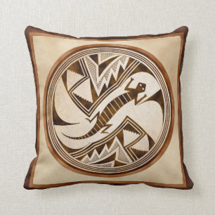 Mimbres Eidechse Kissen