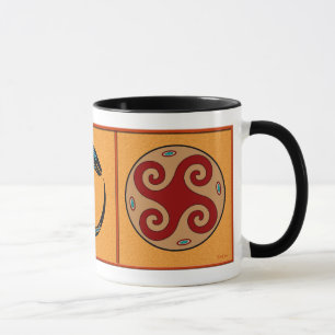 Mimbres-Eidechse Tasse