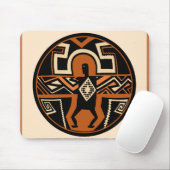 Mimbres‑Krieger Mousepad (Mit Mouse)