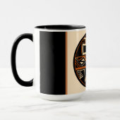 Mimbres Krieger Tasse (Links)