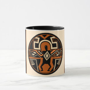 Mimbres Krieger Tasse